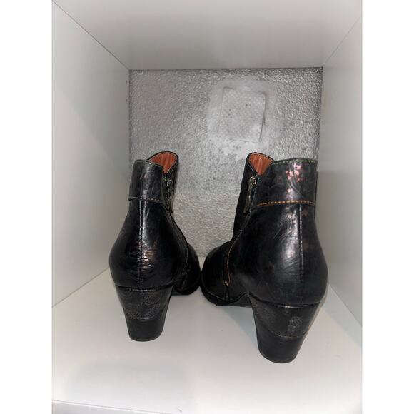 L’Artiste by Spring Step “Bestlove” Hand-Painted Leather Booties – Size 8M / 39 - Picture 9 of 13